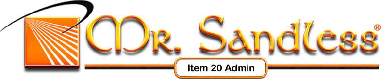 Mr. Sandless Item 20 Admin